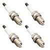 Zoncar BKR6EIX Spark Plug,Double Iridium Spark Plugs 4 pcs Compatible