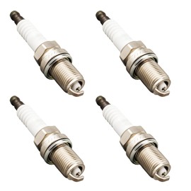 Zoncar BKR6EIX Spark Plug,Double Iridium Spark Plugs 4 pcs Compatible With Sidekick,Sequoia,Sephia,Scrambler 500 4x4,Scrambler 500 2x4,Scoupe,S90,S80,S8,S70,S65 AMG,S600,Sportsman 500 6x6