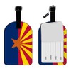 Nicokee Arizona Az Home State Luggage Suitcase ID Tag-Textured Star