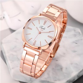 Basfur Dress Watch Fe-Montre-075-01, White, Modern