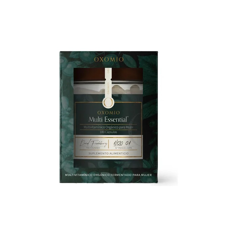 Oxomio Multi Essential 180 Caps,multivitamnico Orgnico Para Mujer Sabor 180