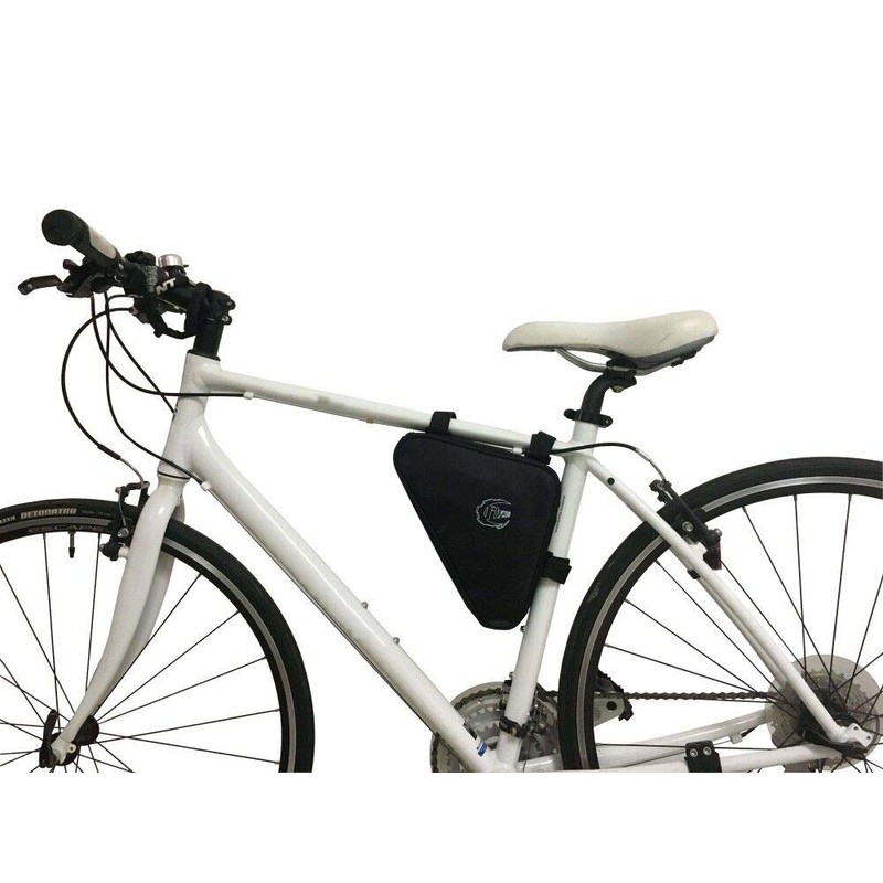 Flycam Bicycle Bag, BB001 Black - Water Resistant Triangle Saddle