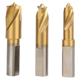 3Pcs Spot Weld Drill Bits, High Speed Cobalt Steel Spot Weld Removal Tool Weld Cutter Kit 6.5MM 8MM 10MM