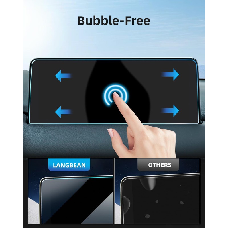 LANGBEAN Screen Protector for 2025 2024 2023 2022 2021 Mazda