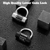 Shimeyao 2 Pcs 5 Letter Combination Lock Metal 5 Digit