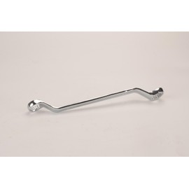 FLZOSPER 21mm x 23mm 12 Point 45-Degree Offset Double Box End Wrench Polished Finish, Cr-V