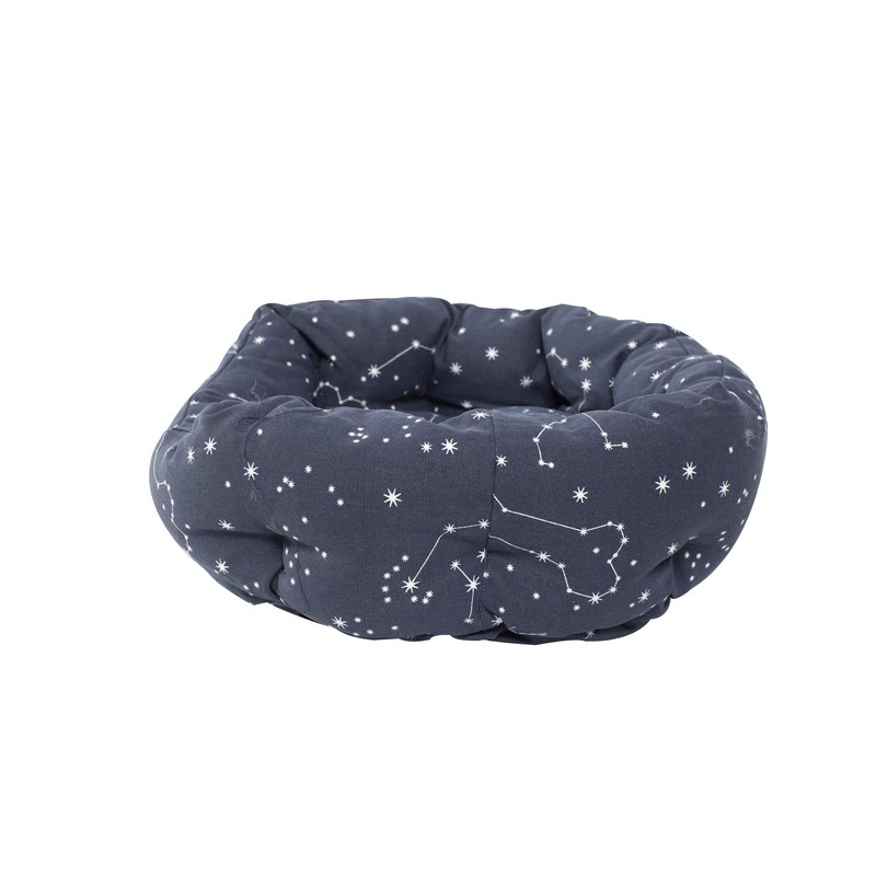 Fringe Studio Pet Bed, Celestial Round Cuddler, 20 x 19