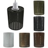 DC Voltage Vintage Drum Metal Wire Cage Lamp Shade Industrial