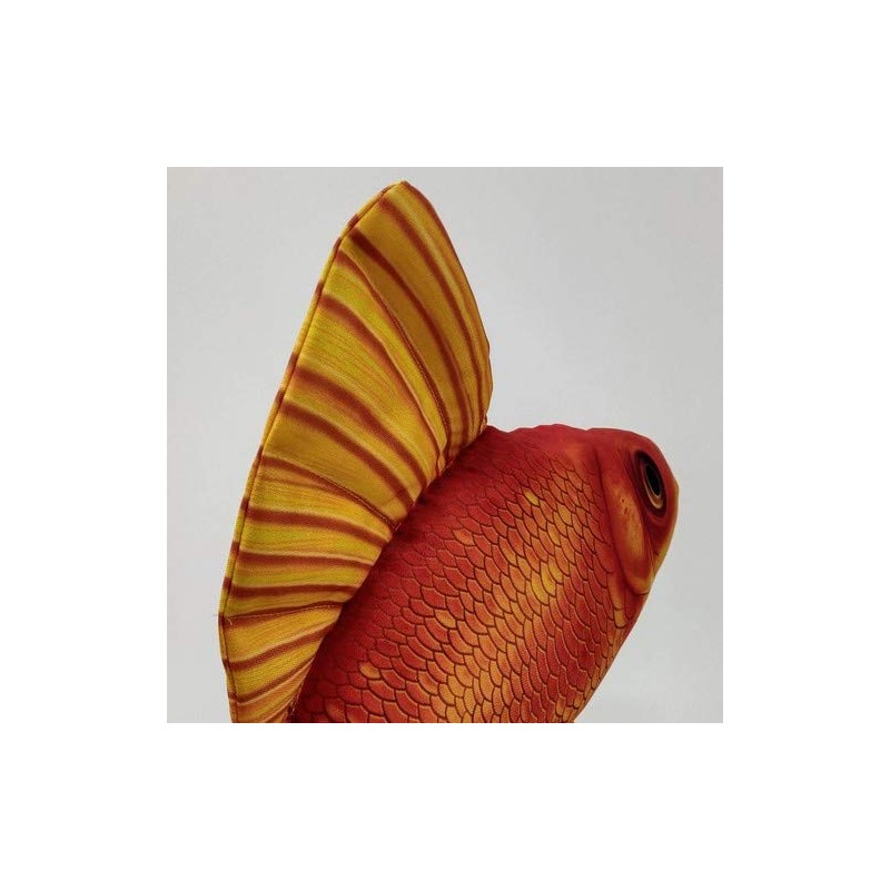 GABY Fish Pillows Goldfish Cushion, Multicoloured, M (Pack of 1)