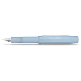 Kaweco COLLECTION Fountain Pen Mellow Blue, Fine Nib Sport Octagonal Clip Chrome