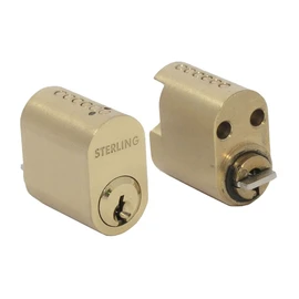 Sterling SCB06 6 Pin Internal & External Cylinder Set, Brass, 31mm