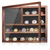 MOCAS Challenge Coin Display Case, Lockable Military Coin Holder Cabinet