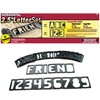 Milescraft 2201 Horizontal Character Template Set 2.5in (41 piece) Router