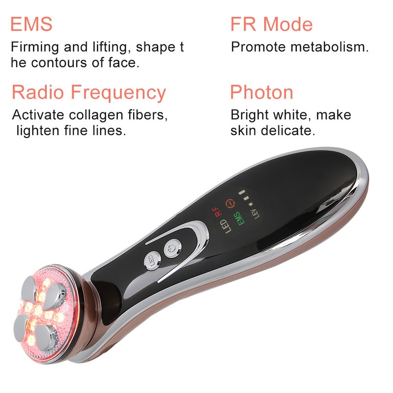 Household RF Skin Rejuvenation Instrument EMS Facial Machine Photon Therapy