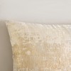 THE-TINOART Cream Gold Jacquard and Velvet Body Pillow Pillowcase Luxury