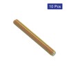sourcing map 10 Pcs Fully Threaded Rod, M8-1.25x70mm Carbon Steel