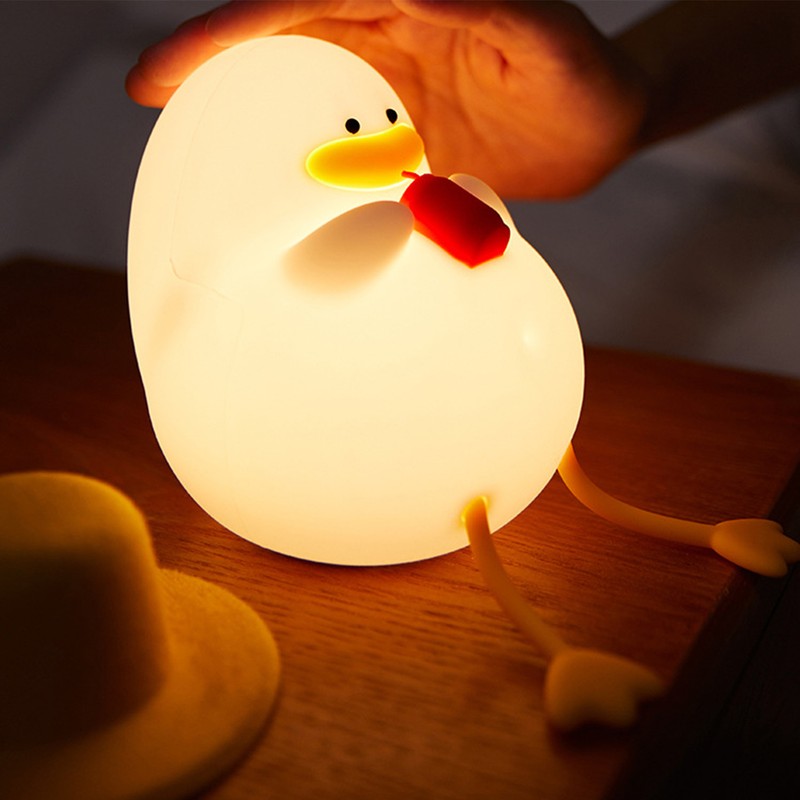 Silicone Night Light USB Charging Adjustable Brightness LED Soft Light