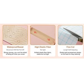 BaronHong FTM Trans Boob Tape for Chest Binding;Safe for Sensitive Skin,Fits A-DD Cups;Boob Shaper Any Shape You Want(Nude,M)