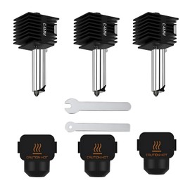 AubeamWenJ 3 Pack A1 Mini/A1 Hotend Extruder Print Head Hotend Kit with 3 Pcs Silicone Socks, for Bambu Lab 3D Printer Accessories