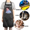 MYSOMY British TV Cooking Apron Peter Fans Gifts What A
