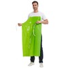 Nanxson Unisex Bib Apron TPU Waterproof Odourless Lightweight Work Apron