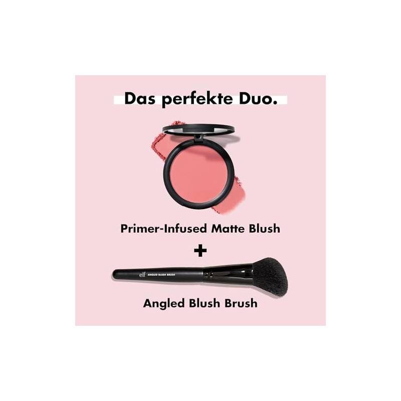 e.l.f. Primer-Infused Blush, Long-Lasting & Budge-Proof Make-up, Light Feel &