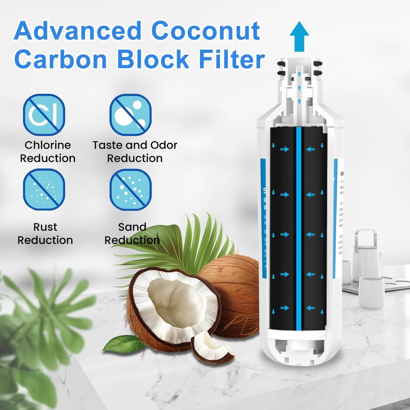 Anmumu LT1000PC ADQ747935 Water Filter Replacement for LG LT1000P/PC/PCS,LT-1000PC,LT1000PC,LFCC22426S,LRFXS2503S,LMWS27626S,LRDCS2603S and