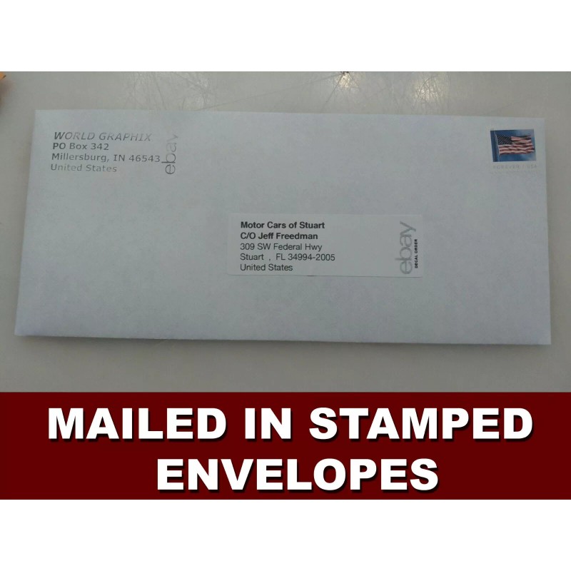 World Graphix FIRE EXTINGUISHER INSIDE V2 Sticker Decals Inspection or