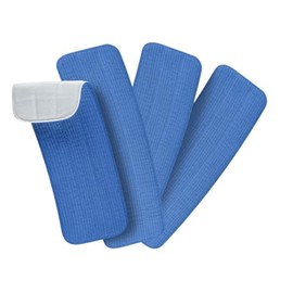 Tyroler Bright Tools Pack of Replacement Moppy Shmoppy Microfiber Cloth (Blue - Pack of 4)