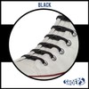 Shoeps Men's Elastic 14-Piece Laces, Black, X-Large