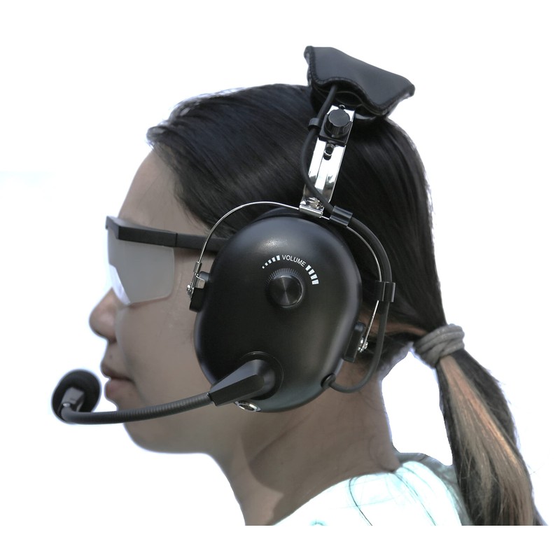 Crystal Pilot IFR Certified Fog goggles with adjustable strap and