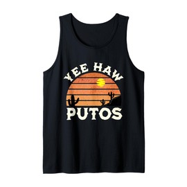 Yee Haw Putos Funny Vaquero Cowboy Tank Top