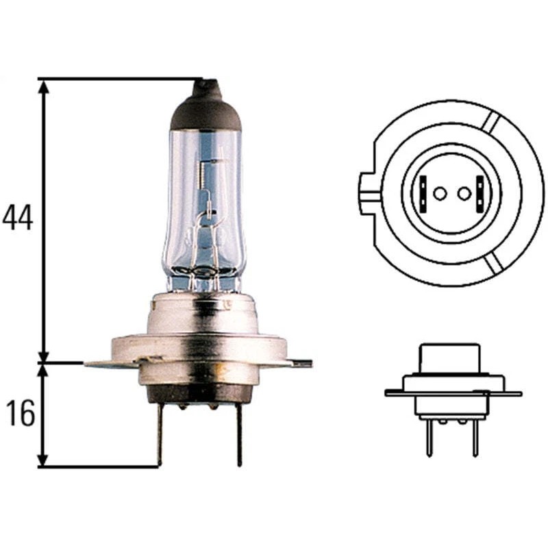 Hella H71070307 Optilux H7 100W XB Extreme Blue Bulbs (Pair)