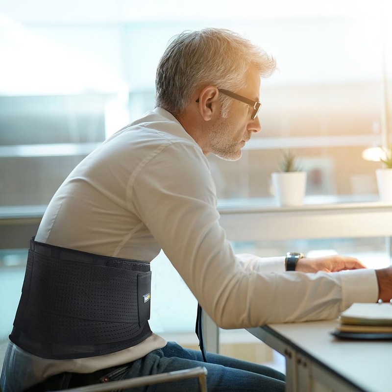 Bracoo BP60 Back Brace for Men and Women, Lumbar Support