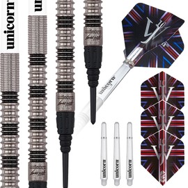 ‎Unicorn Unisex S/T Dart Set, James Wade, Premier, 90/70% Tungsten, Steel Tip & Soft Tip, 18g To 24g, Silver/Yellow, 18 G EU