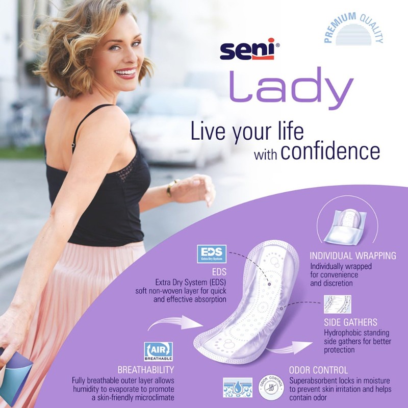 Seni Lady Pads Maximum Long, 30 pcs