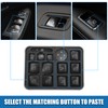 A ABSOPRO Window Switch Button Trim Cover Sticker Interior Door