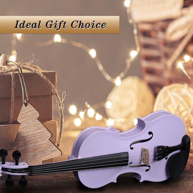 ADM Acoustic Violin for Kids Beginners,1/2 Size Acoustic Violin Fiddle