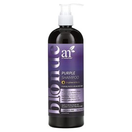 Artnaturals Purple Shampoo – (16 Fl Oz / 473ml) – Protects, Balances and Tones – Bleached, Color Treated, Silver, Brassy and Blonde Hair - Sulfate Free