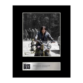Norman Reedus, Daryl Dixon Signed Mounted Photo Display The Walking Dead