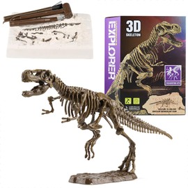 Kids Archeology Dinosaur Bones Dig Kit, Dinosaur Fossil Digging Kit for Kids Toys (T-Rex)