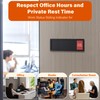 Office Door Signs 6 Options Do Not Disturb, Please Knock,