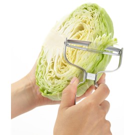Yoshikawa SJ3358 Peeler, Wide, Stainless Steel, New Kitchen Basic