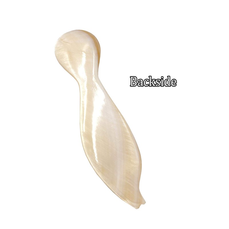 2 Pack 4.73inch Caviar Spoons Handcraft Mother of Pearl MOP