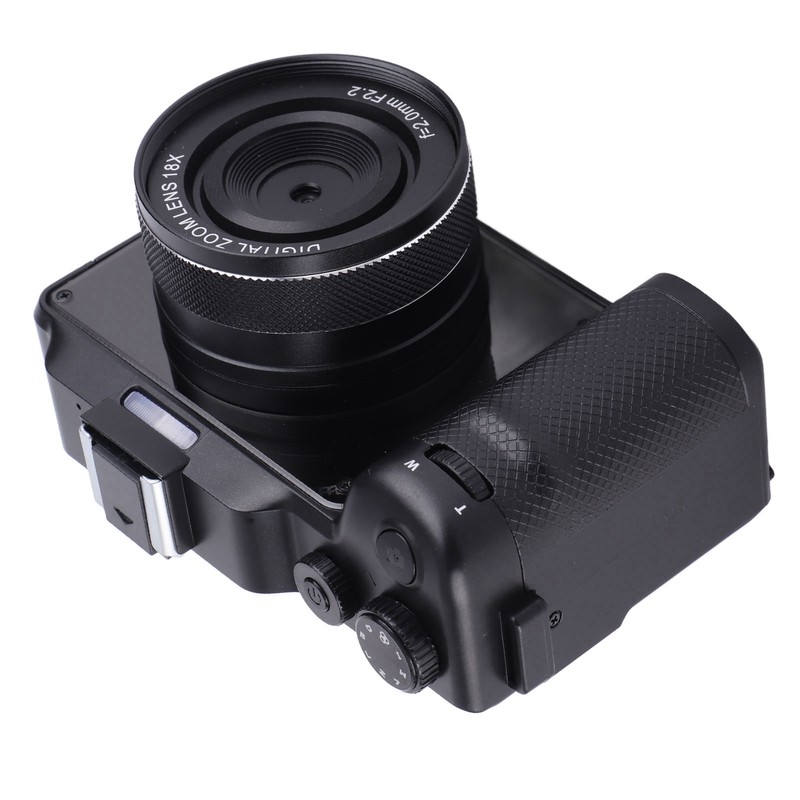 Wifi Digital Camera Dual Lens Front Rear 4K 64MP Portable