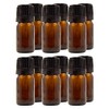 5 ml (1/6 fl oz) Amber Glass Bottle with Euro