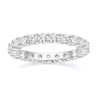 Titaniumcentral 3 mm Women's Eternity Ring Silver 925 Cubic Zirconia