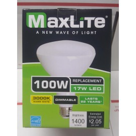 Sunco Lighting 6 BR40 FLOOD LED Light Bulbs 17W 100W Replacement 1400L 3000k Dimmable Maxlite