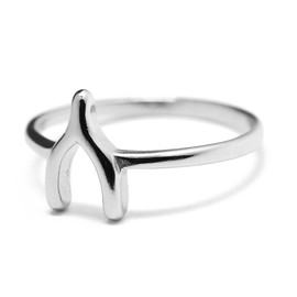 apop nyc 925 Sterling Silver Wishbone Ring (7, sterling-silver) [Jewelry] [Jewelry]