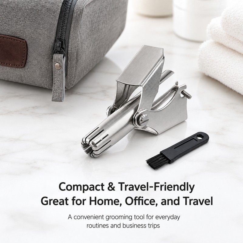 Manual Nose Hair Trimmer for Nose & Ear Grooming –
